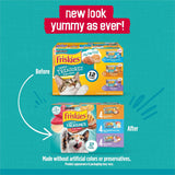 CWrina Friskies Wet Cat Food Variety Pack, Tasty Treasures Prime Filets (With Ocean Fish and Tuna, With Chicken and With Turkey) - 5.5 Ounce (Pack of 12)