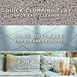CWrina Tidy Cats Free and Clean Unscented Cat Litter - 38 lb. Box