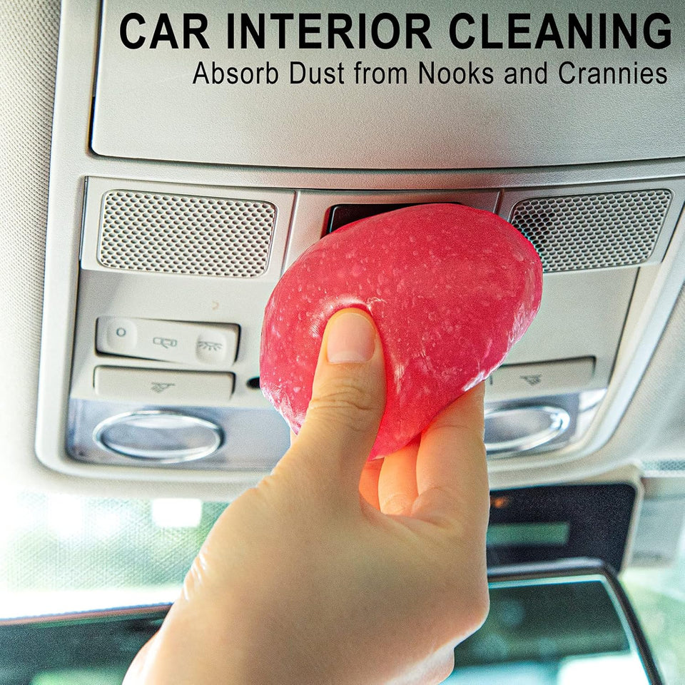 TICARVE Car Cleaning Gel Detailing CWtty Car CWtty Auto Detailing Tools Car Interior Cleaner Cleaning Slime Car Accessories Keyboard Cleaner Rose/NT WT: 5.6 oz (160 gr)