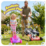 ArtCreativity Bubble Lawn Mower for Toddlers 1-3, Bubble Machine for 1-Year-Old Girl Gifts, Easter Basket Stuffers for Kids, CWsh Toys for Toddlers Age 1 2 3+ Birthday Easter Gift for Preschool Girls