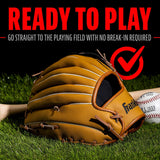 Franklin Sports Field Master Baseball + Softball Glove - Field Master Adult + Youth Baseball + Softball Mitt - Men's + Women's Gloves - Right Hand Throw