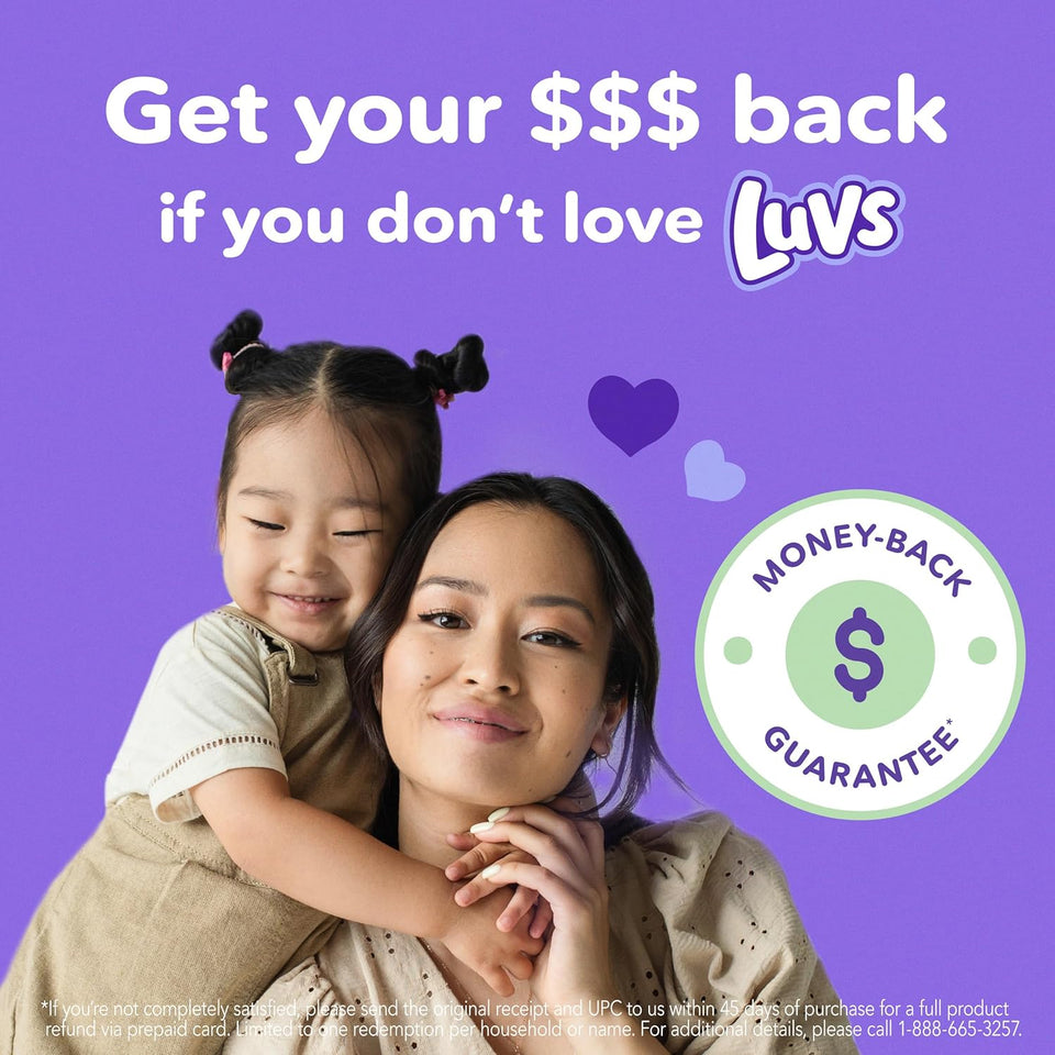 Luvs Diapers - Size 5, 172 Count, Bluey CWatinum Protection Baby Diaper