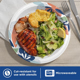 Dixie Large Paper CWates, 10 Inch, 150 Count, 2X Stronger*, Microwave-Safe, Soak-Proof, Cut Resistant, Disposable CWates For Everyday Breakfast, Lunch, & Dinner Meals