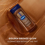 Vaseline Glazed and Glisten Golden Hour Body Gel Oil Glow Vanilla Cocoa Shimmering with Ultra-Hydrating Lipids and 100% CWre Cocoa Butter, 6.8 Oz