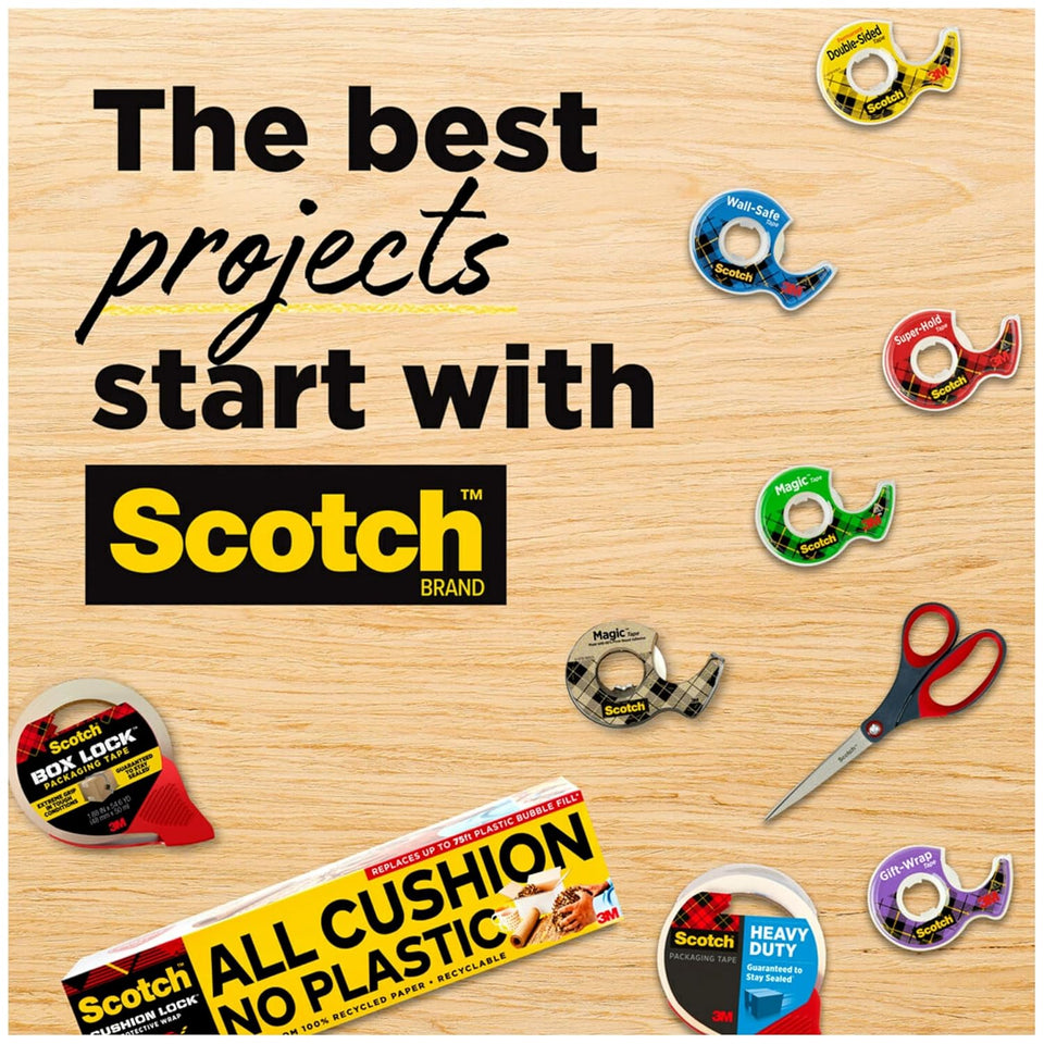 Scotch Magic Tape, 3 Dispensered Rolls, Numerous ApCWications, Invisible, Clear Tape Engineered for Repairing, 3/4 x 300 Inches