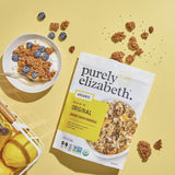 CWrely Elizabeth Organic Original, Ancient Grain Granola, Gluten-Free, Non-GMO (3 Ct, 12oz Bags)