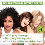 Garnier Nutrisse Ultra Crème Hair Color, Permanent Hair Dye with 100% Gray Coverage, Vegan & Cruelty-Free, 10 Black (Licorice), 1 Count