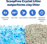 PetSafe ScoopFree Disposable Crystal Cat Litter Tray - Easy Cleaning Box - Refill Tray for Automatic Litter Box - Fresh Scent - 4.3 lb Bags - 3 Pack